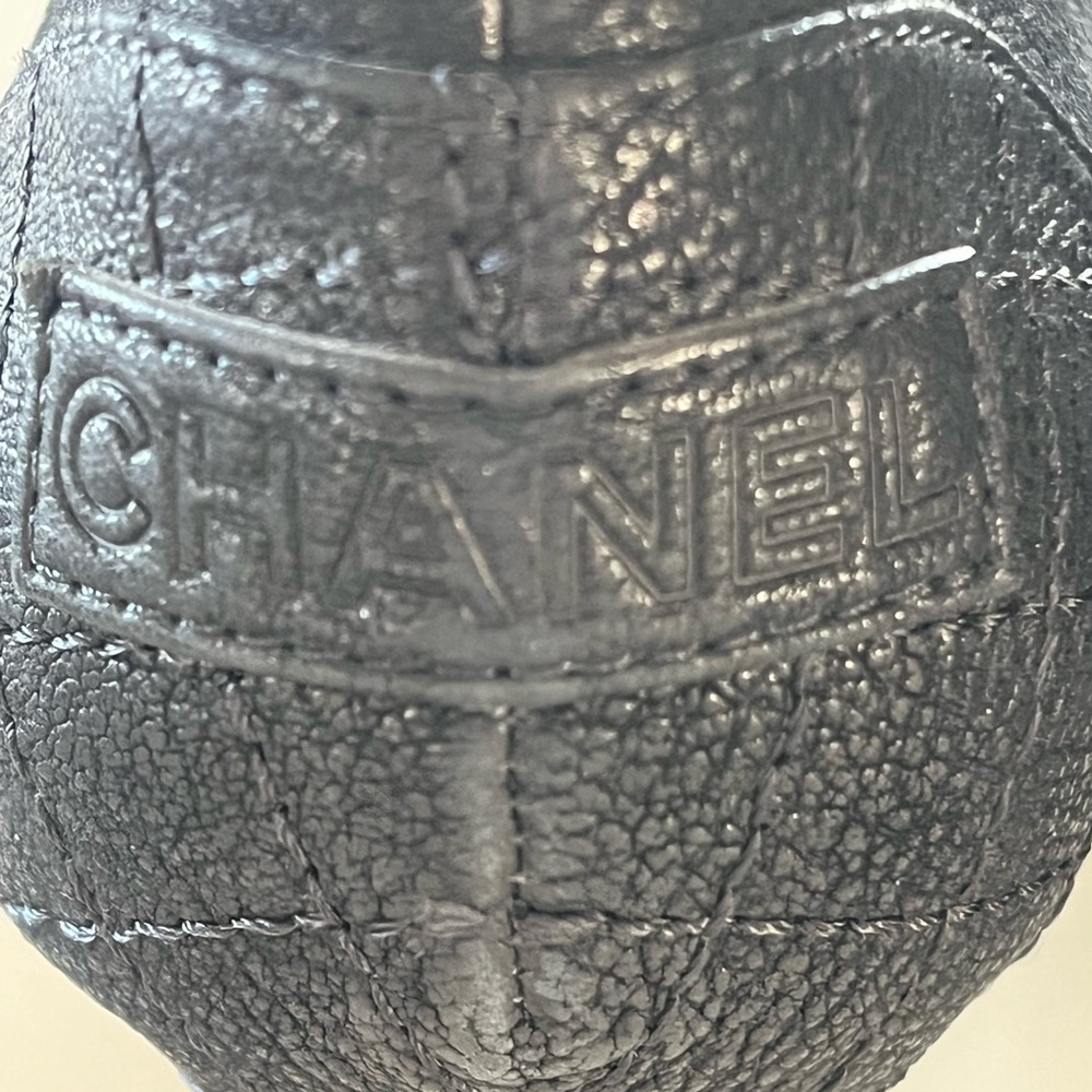CHANEL Black Quilted Caviar Leather Ankle Platform Booties Heeled Boots NWT NIB - Picture 5 of 16